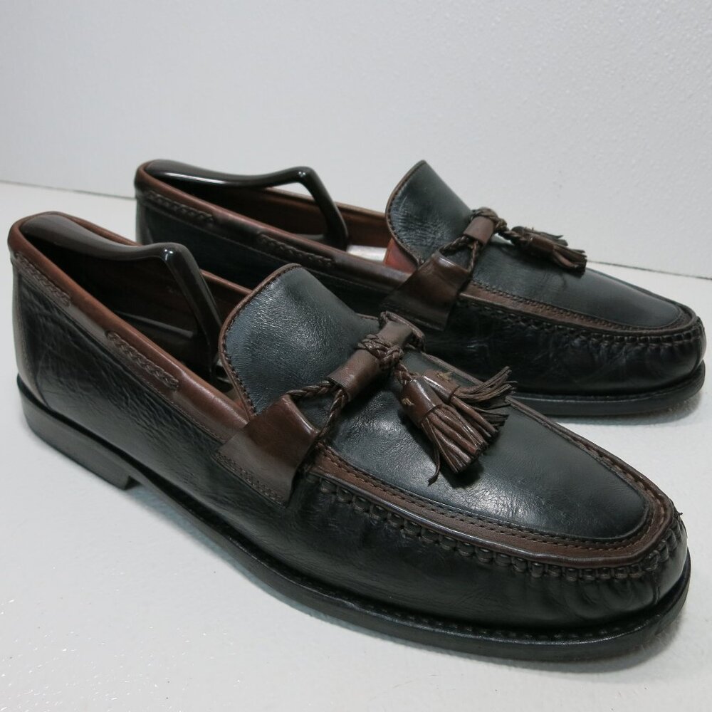 Johnston & Murphy Kiltie Tassel Leather Dress Moccasin Loafers Men's Shoes 10.5 - Picture 3 of 7
